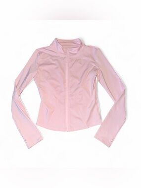 Women's Light Pink Zip-Front Jacket